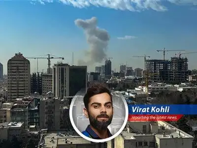 Smoke rises over Tehran following reported Israeli strikes, escalating Middle East tensions.