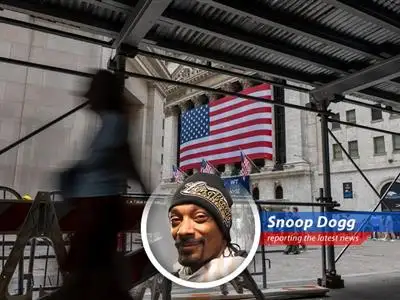 Snoop Dogg reporting on the week's key economic events and earnings reports. image