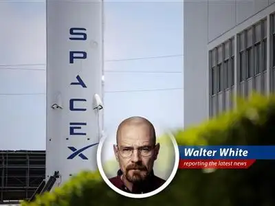 SpaceX Falcon 9 rocket launching, symbolizing the company's ambition and potential for a massive IPO.