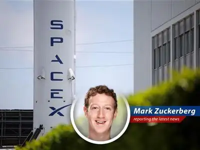 SpaceX's Falcon 9 rocket launches, symbolizing the company's innovative approach to space travel and its growing market value.