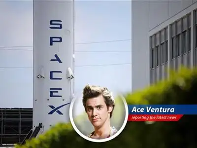 SpaceX's Falcon 9 rocket lifts off, symbolizing the company's journey towards a potential record-breaking IPO.