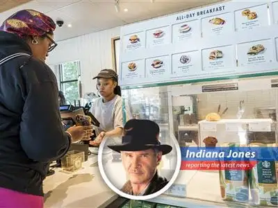 Starbucks introduces a tiered rewards program, reminiscent of deciphering ancient maps for hidden treasures in the coffee landscape image