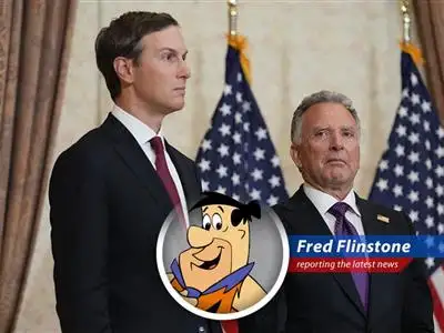 Steve Witkoff and Jared Kushner gearing up for diplomatic talks, hoping to bring back peace instead of more pterodactyl-sized problems.