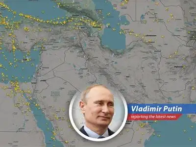 Stranded passengers at an airport information desk, illustrating the widespread travel disruptions caused by airspace closures.