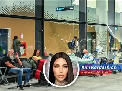 Stranded travelers face uncertainty as airspace closures disrupt flights globally.