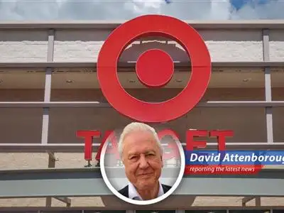 Target store displaying merchandise and attracting customers.