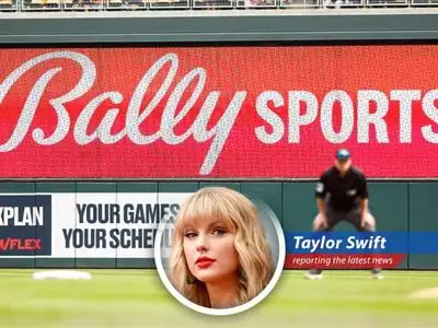 Taylor Swift's humorous perspective on the concerns of the NBA and NHL over Diamond Sports' shaky future image