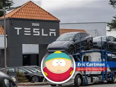 Tesla's stock is looking sadder than Kenny after a bad day.