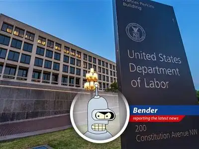 The BLS building stands idle, symbolizing the halt in crucial economic data releases due to the government shutdown.