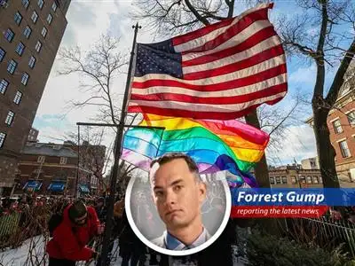 The Pride flag flies proudly at Stonewall National Monument before its removal sparked controversy.