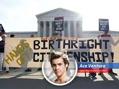 The Supreme Court justices listen to arguments regarding President Trump's birthright citizenship executive order.