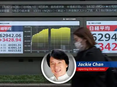 Traders monitor market movements in Asia amidst geopolitical uncertainties and fluctuating global equities.