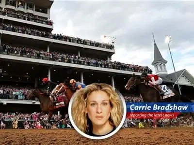 Trainer Cherie DeVaux and jockey Jose Ortiz celebrate their historic Kentucky Derby win with Golden Tempo, marking a new era in horse racing.