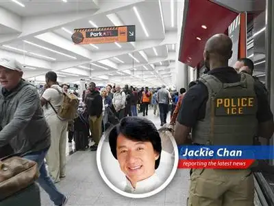 Travelers queue at airport security checkpoints, experiencing long wait times due to TSA staffing shortages during the government shutdown.