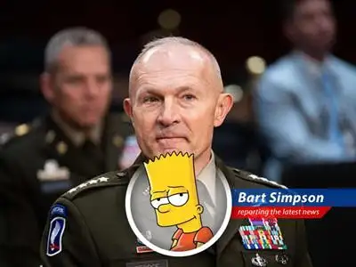 U.S. Army Chief of Staff Randy George, who just got the boot from Defense Secretary Pete Hegseth. Doh.