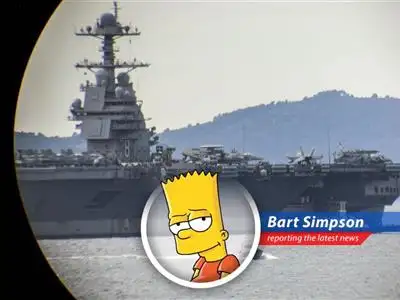 U.S. Navy enforcing the Iranian ports blockade.