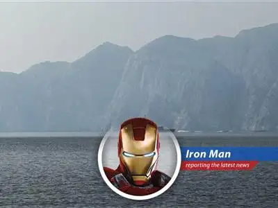 U.S. Navy ships patrol the Strait of Hormuz, enforcing the blockade on Iranian ports.