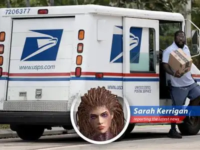 USPS trucks face rising transportation costs prompting a temporary fuel surcharge for package deliveries.