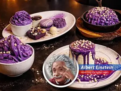 Ube desserts at Kasa and Kin restaurant in London, highlighting the vibrant purple hue that's captivating global audiences