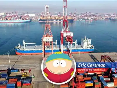 Uncle Sam swimming in a pool of tariff money, hoping the Supreme Court doesn't take it all away.