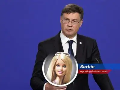 Valdis Dombrovskis, European Commissioner for Economy and Productivity, addresses economic challenges at the G7 finance ministers meeting.
