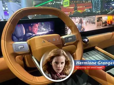 Vehicles displayed at the Beijing Auto Show 2026 showcase the integration of AI technology, including Alibaba's Qwen, into in-car systems.