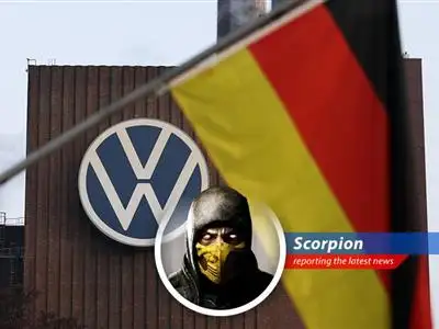 Volkswagen's Wolfsburg headquarters, signaling a challenging year ahead for the automotive giant. image