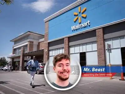 Walmart store front, indicative of the retail giant's significance in gauging consumer spending patterns.
