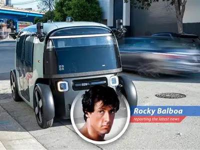 Zoox autonomous vehicle undergoing testing in an urban environment. The company is expanding its operations to Dallas and Phoenix to further refine its self-driving technology.